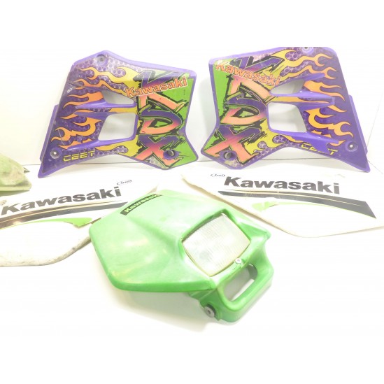 Kit plastique Kawasaki 200 KDX 1996